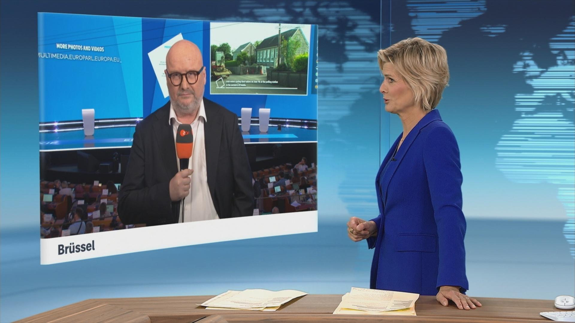 ZDF-Korrespondent Ulf Röller live aus Brüssel