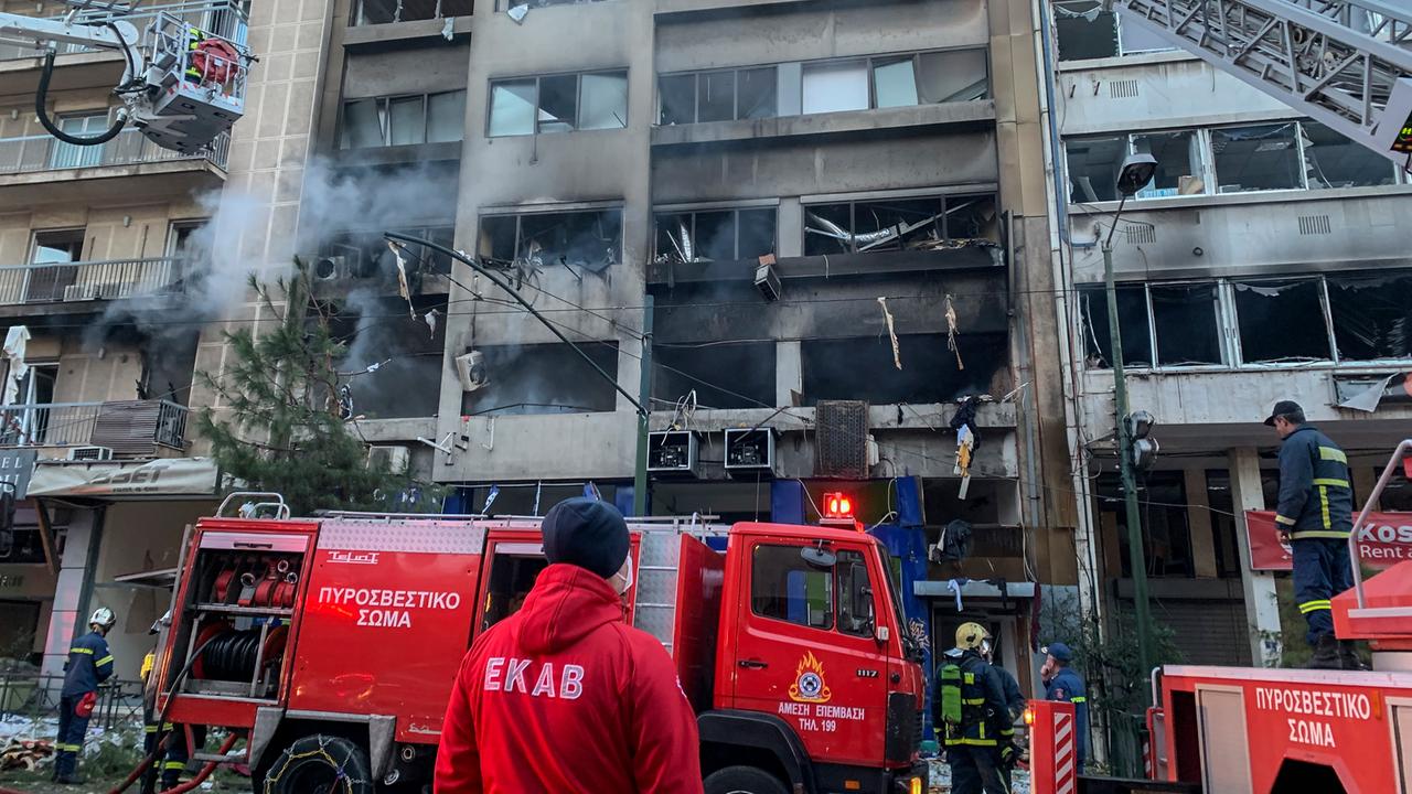 Heftige Explosion in Athen