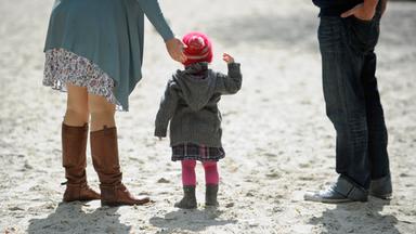 Family with toddler