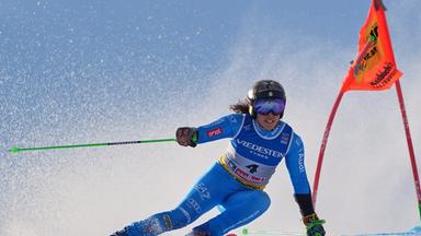  - Alpine Ski-wm In Saalbach: Der 1. Lauf Des Wm-riesenslaloms Der Frauen.