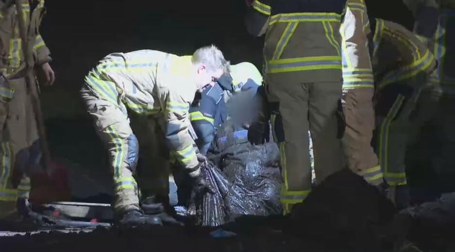 Feuerwehreinsatz im Moor bei Oering