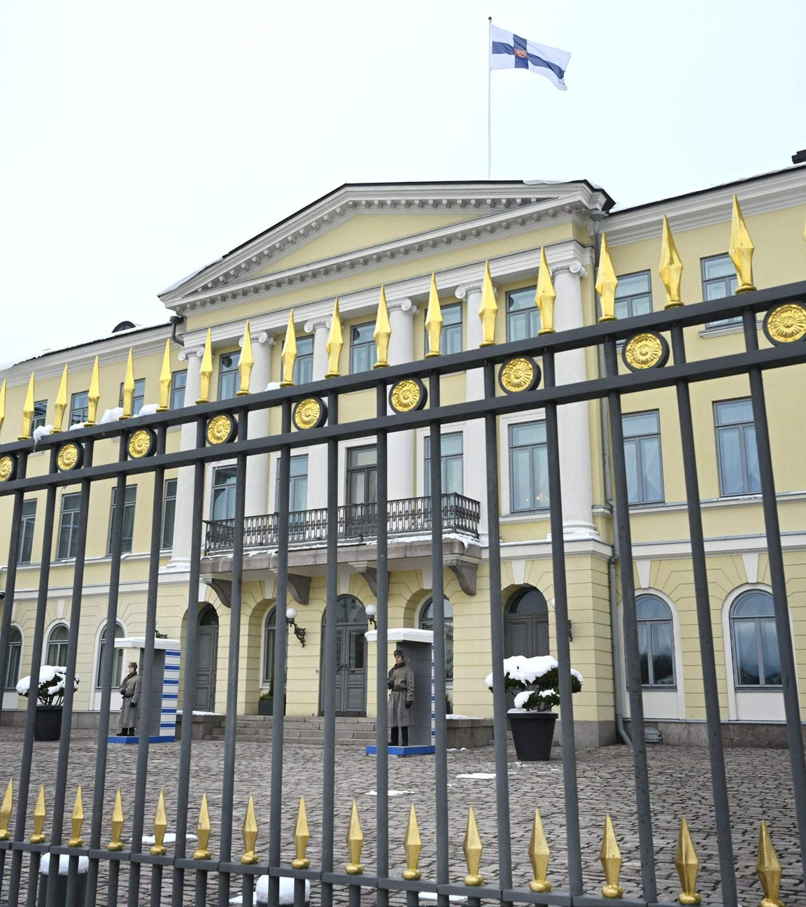 Der Präsidentenpalast in Helsinki, Finnland, wo der finnische Präsident ein Gipfeltreffen der NATO-Staaten im Ostseeraum ausrichten wird.