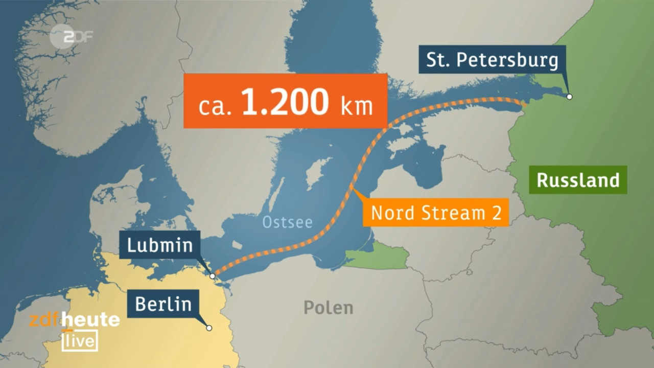 Video Umstrittenes Projekt Stopp Der Nord Stream 2 Zdfheute