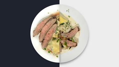 Die Küchenschlacht - Flanksteak Mit Steinpilzrahm Und Maultaschen Vom 18.10.2024