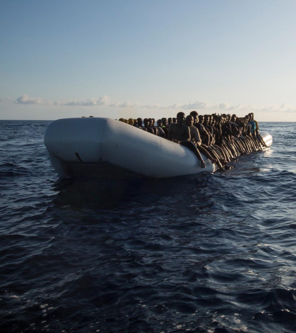 Flüchtlinge im Mittelmeer