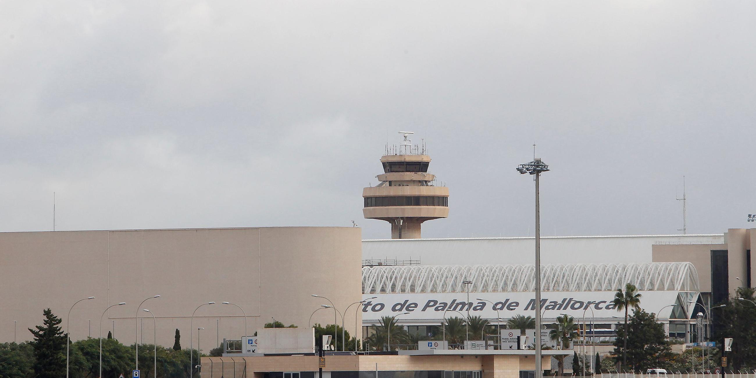 Der Flughafen von Palma de Mallorca.