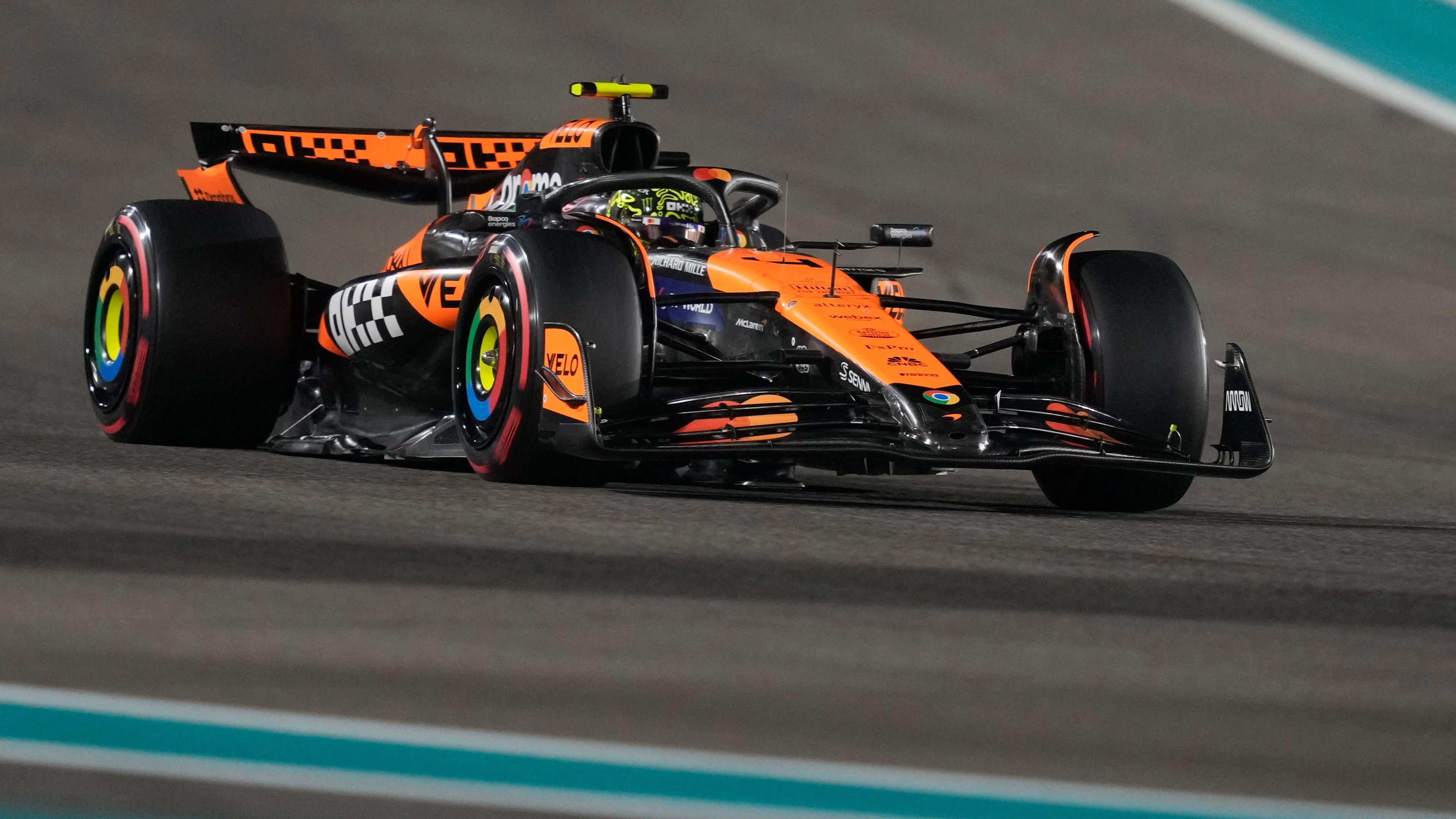 Formel 1: Lando Norris in Abu Dhabi.