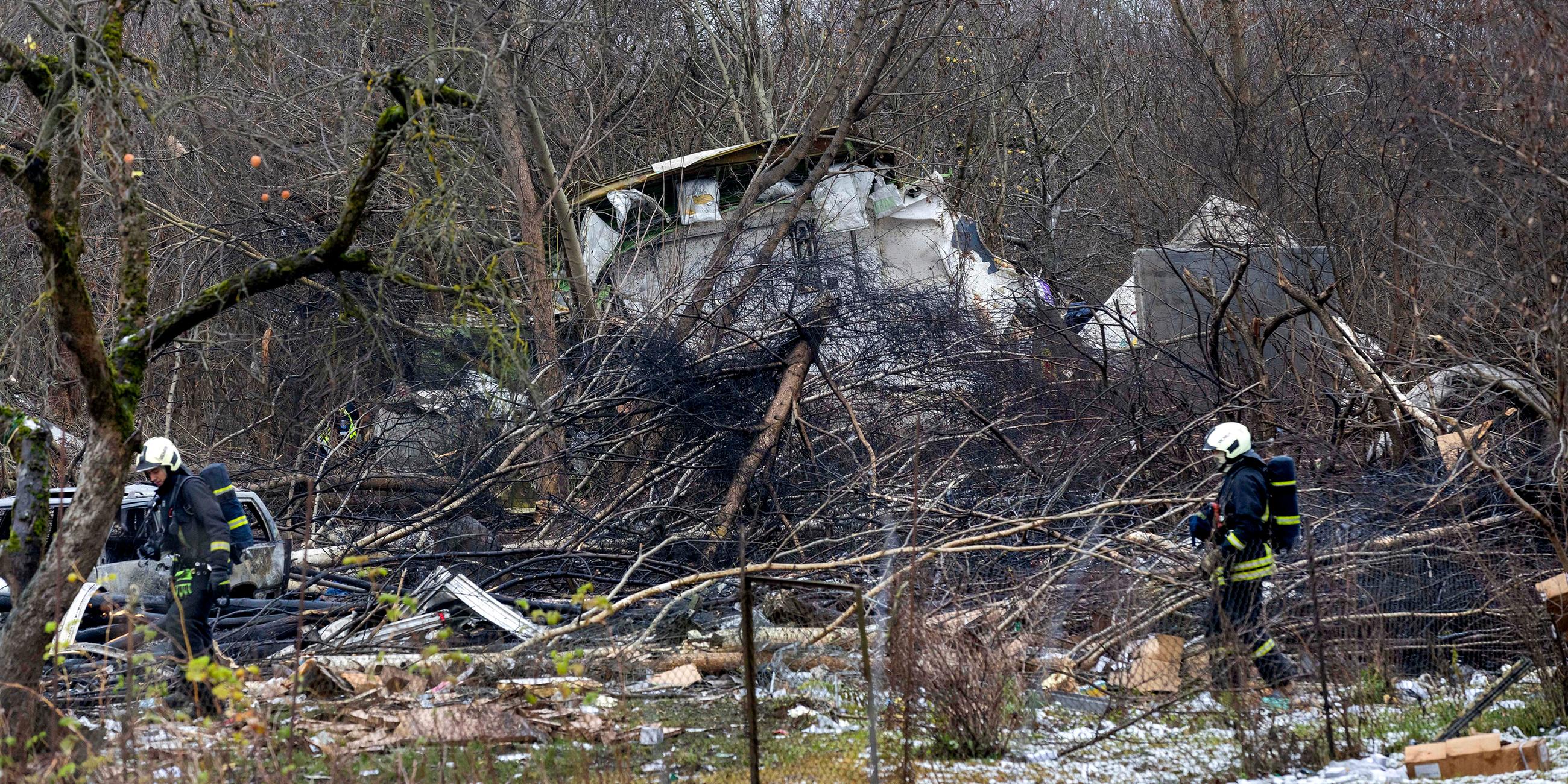 Frachtflugzeug aus Leipzig stürzt auf Wohngebäude in Litauen