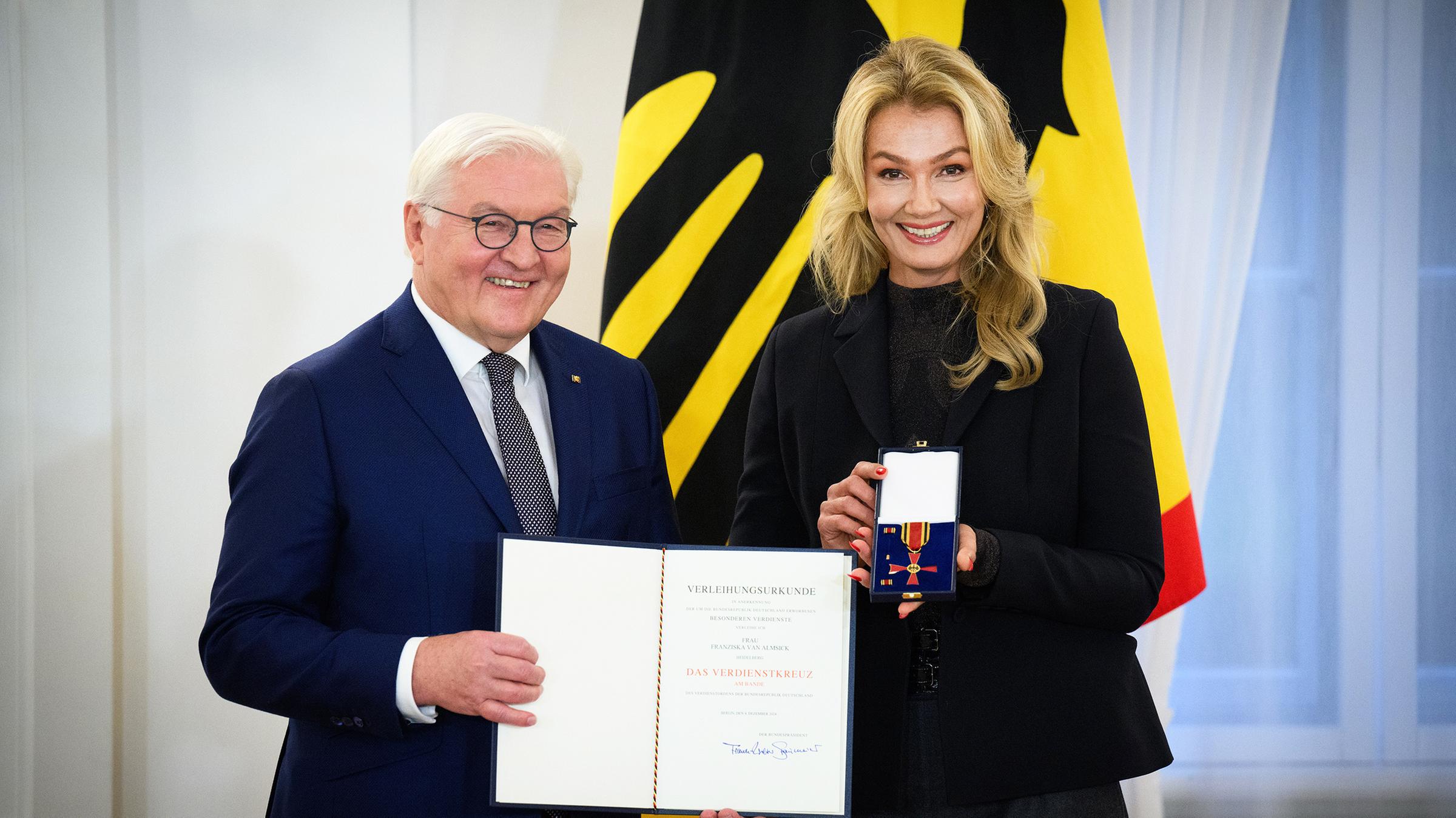 Frank-Walter Steinmeier und Franziska von Almsick