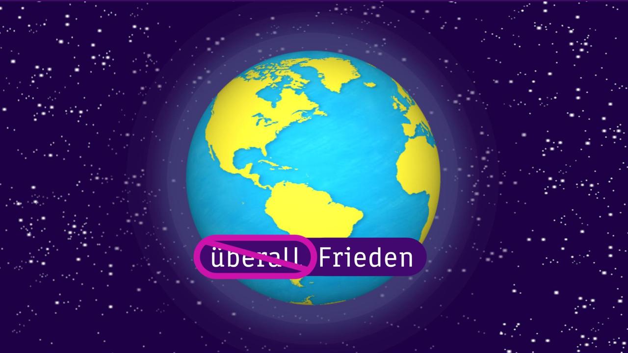 Logo Erklart Frieden Auf Der Welt Zdftivi