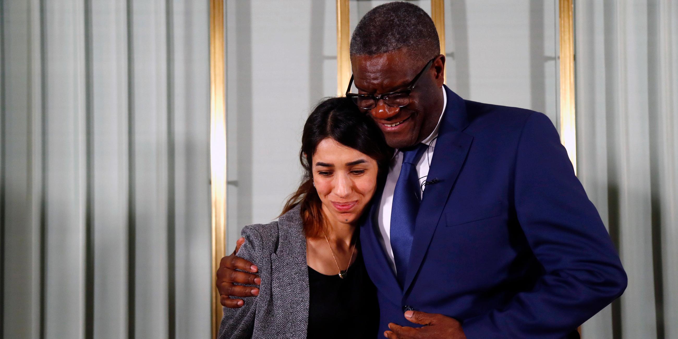 Denis Mukwege (Kongo) und Nadia Murad (Irak)