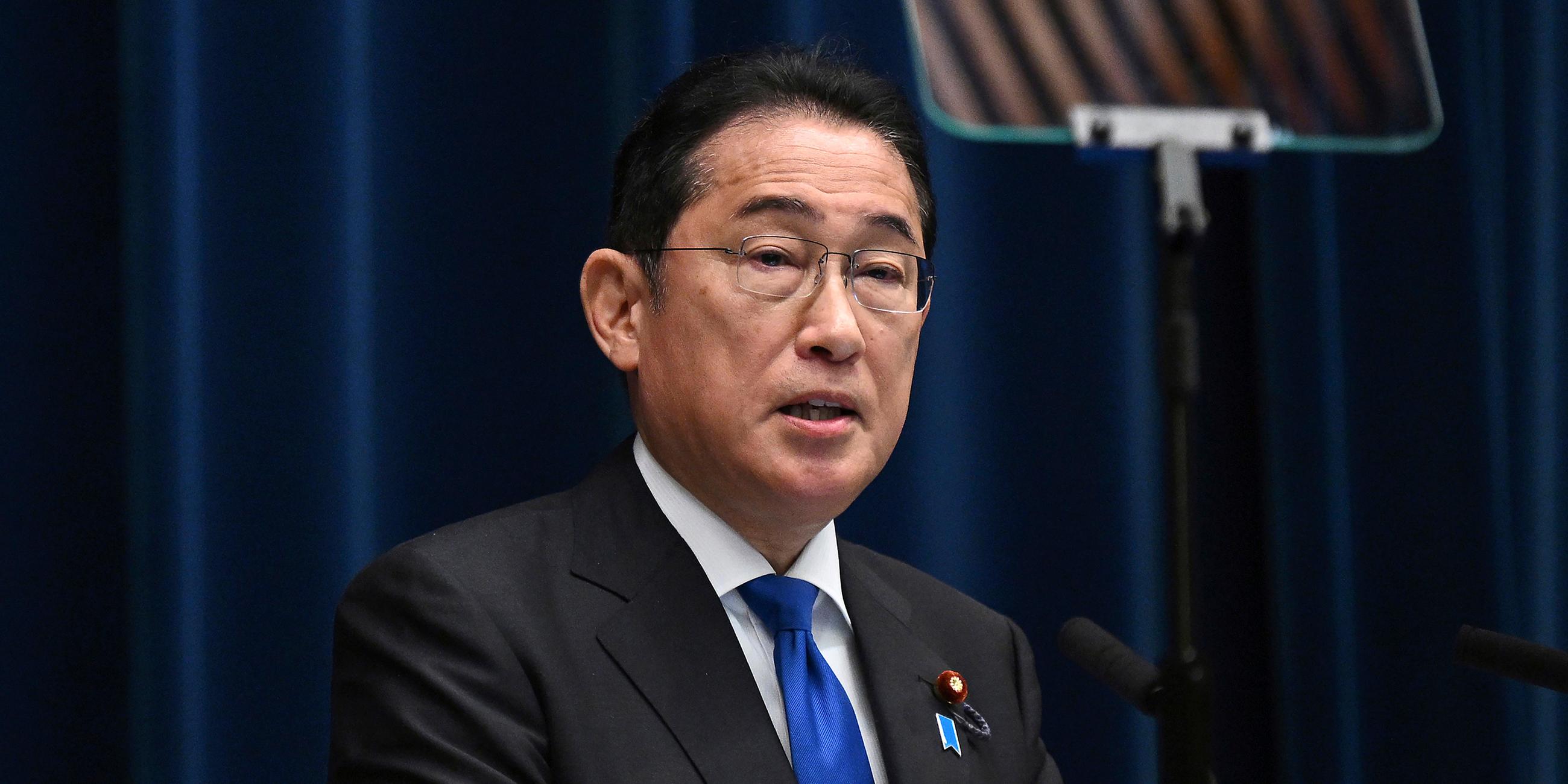 Japans Ministerpräsident Fumio Kishida, aufgenommen am 14.08.2024