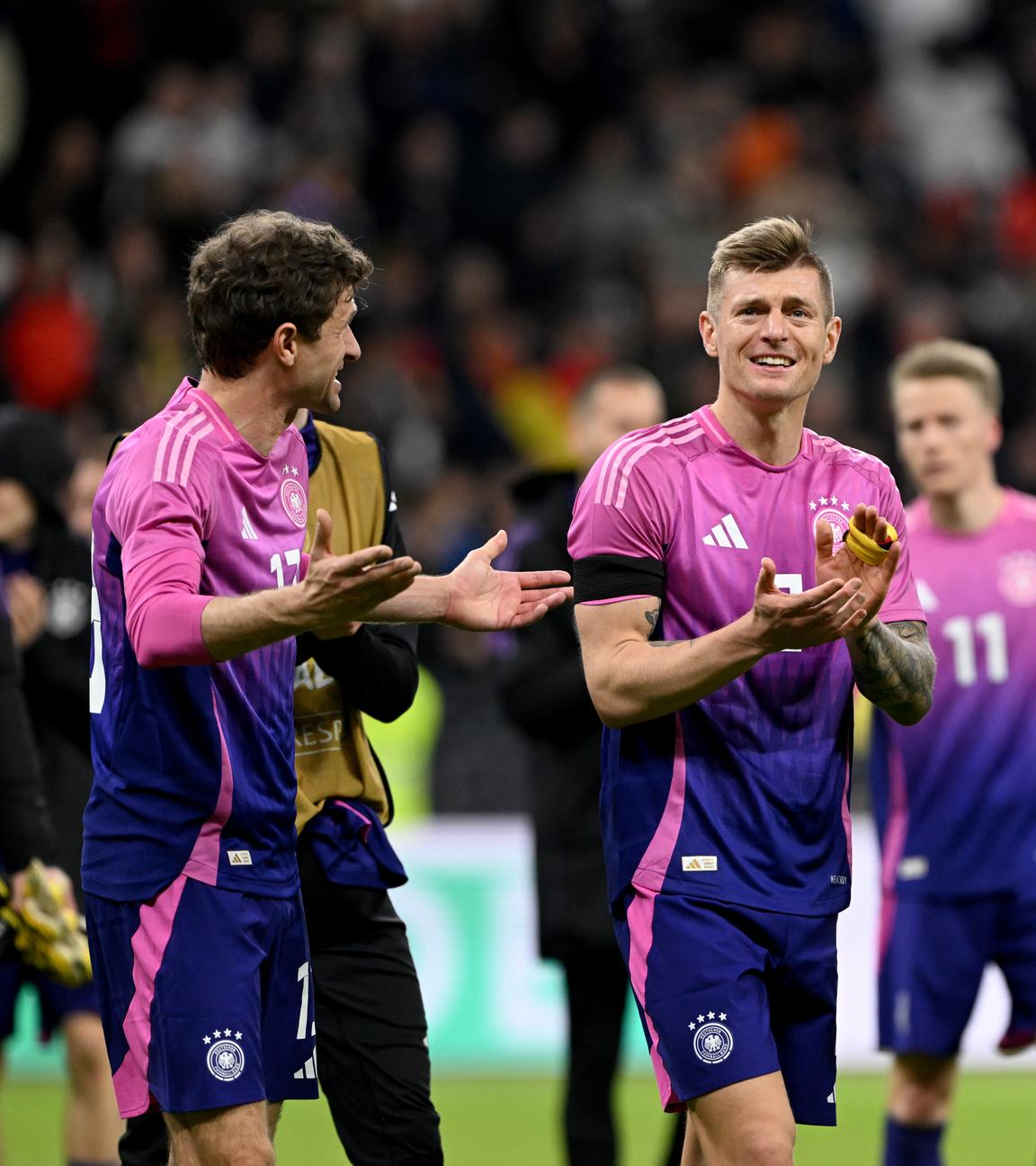 Fußball: Deutschland - Niederlande.