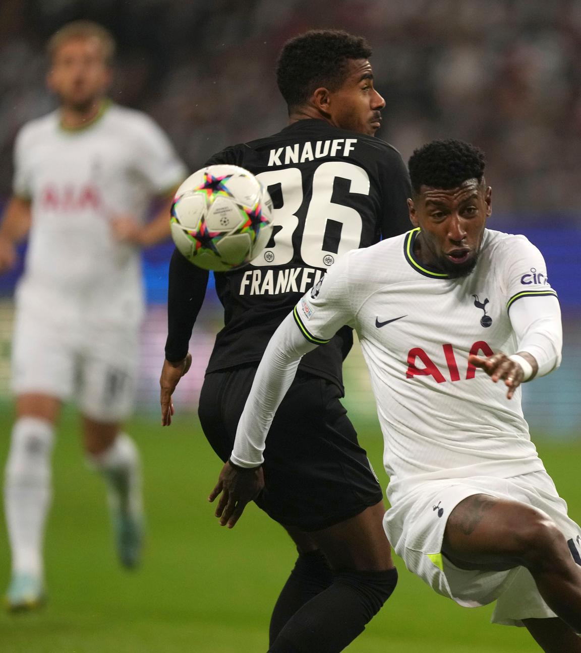 Fußball: Eintracht Frankfurt gegen Tottenham Hotspur.