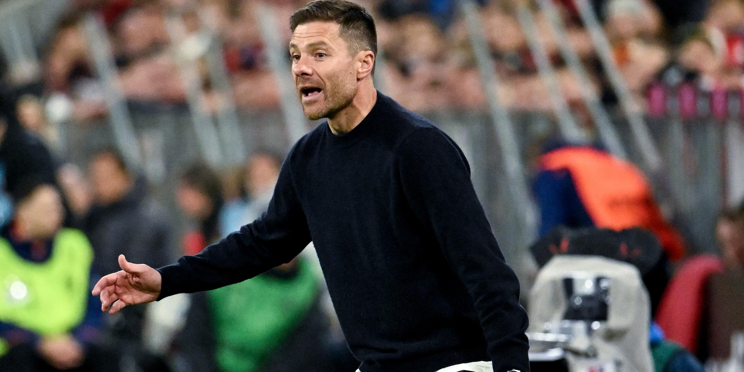 Fußball: Leverkusens Trainer Xabi Alonso.