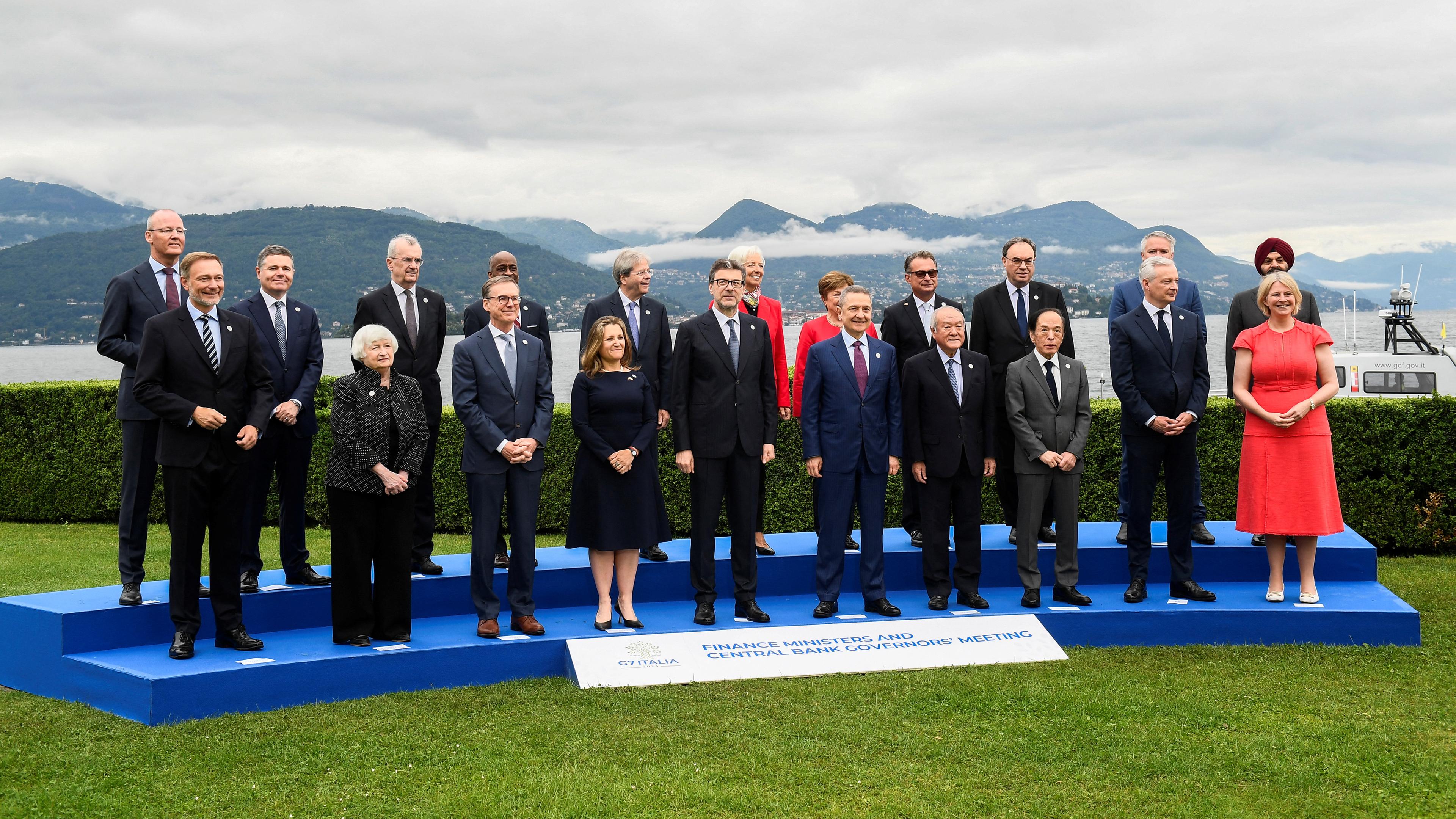 G7 Finanzministertreffen in Stresa