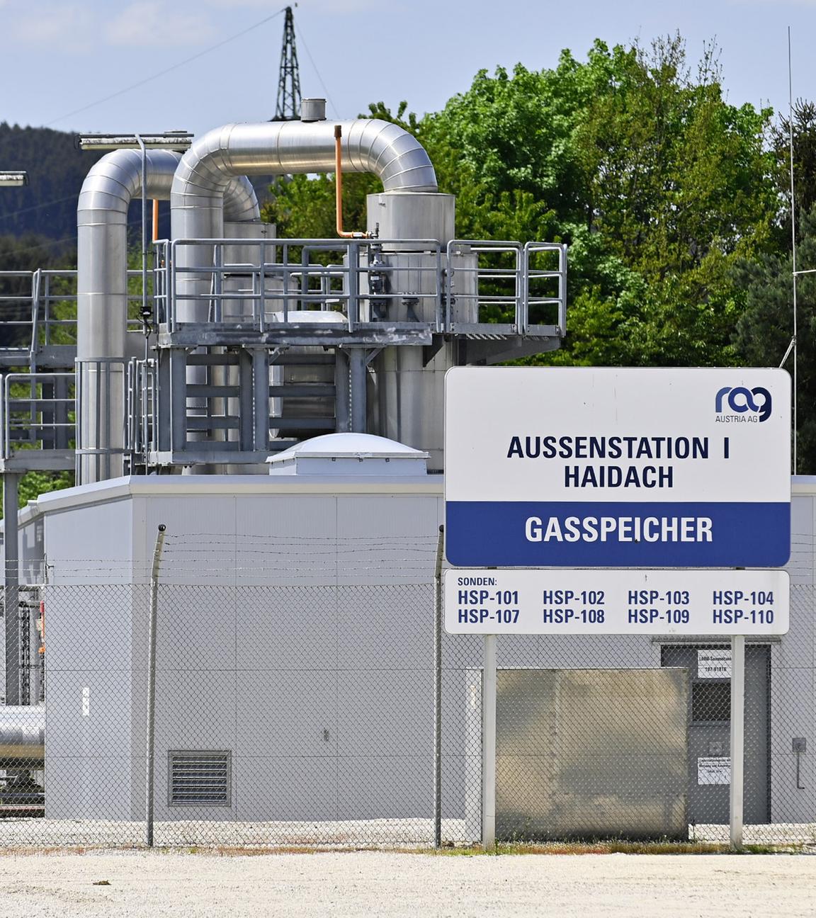 Archiv: Gasspeicherstation Haidach, Österreich am 11.05.2022