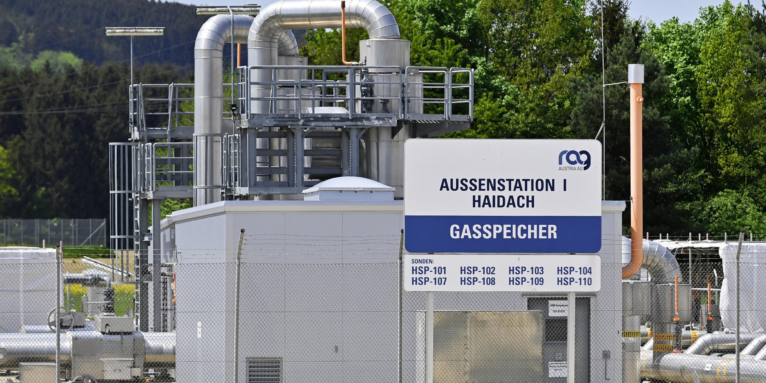 Archiv: Gasspeicherstation Haidach, Österreich am 11.05.2022