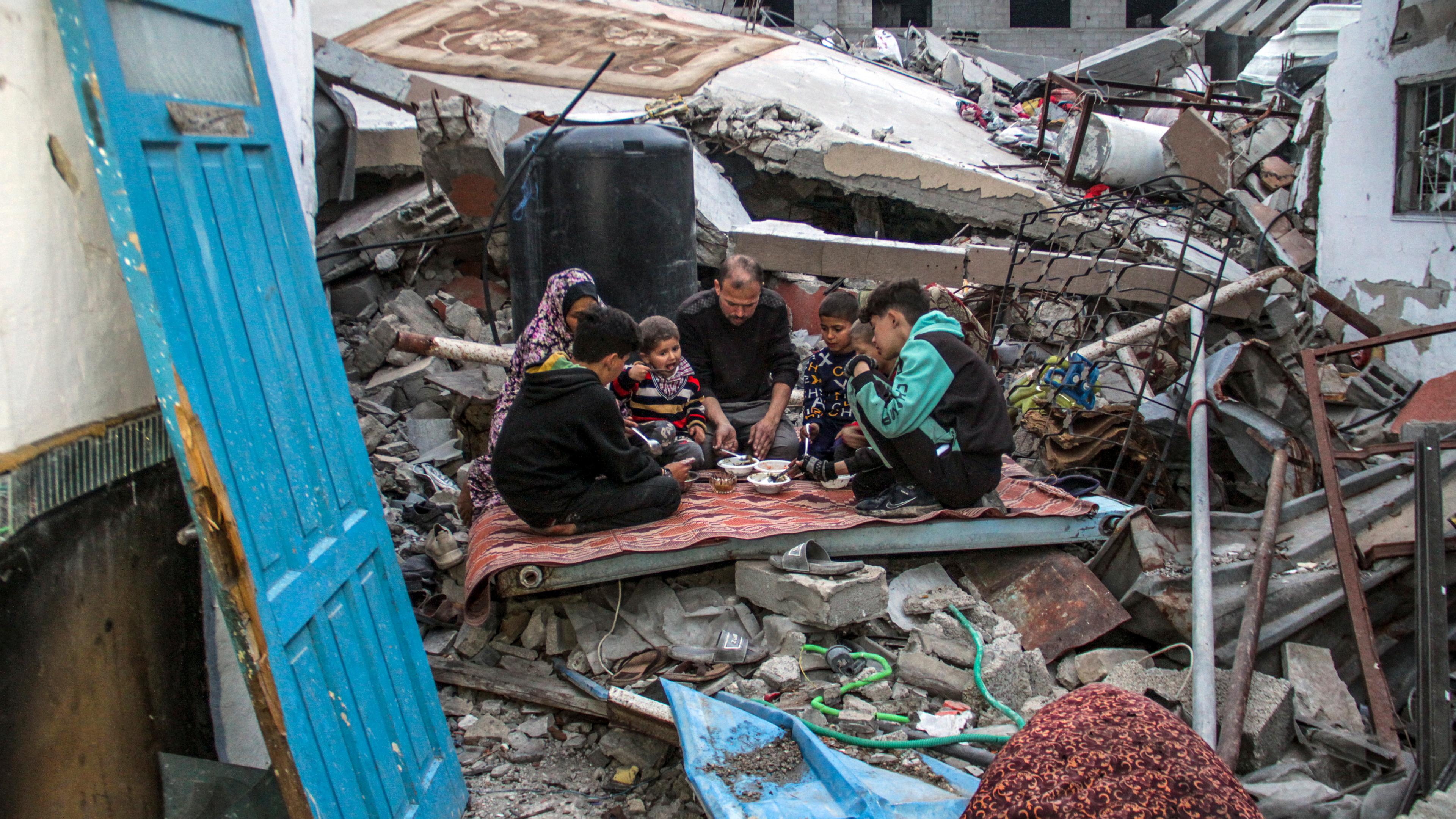 Familie in Gaza