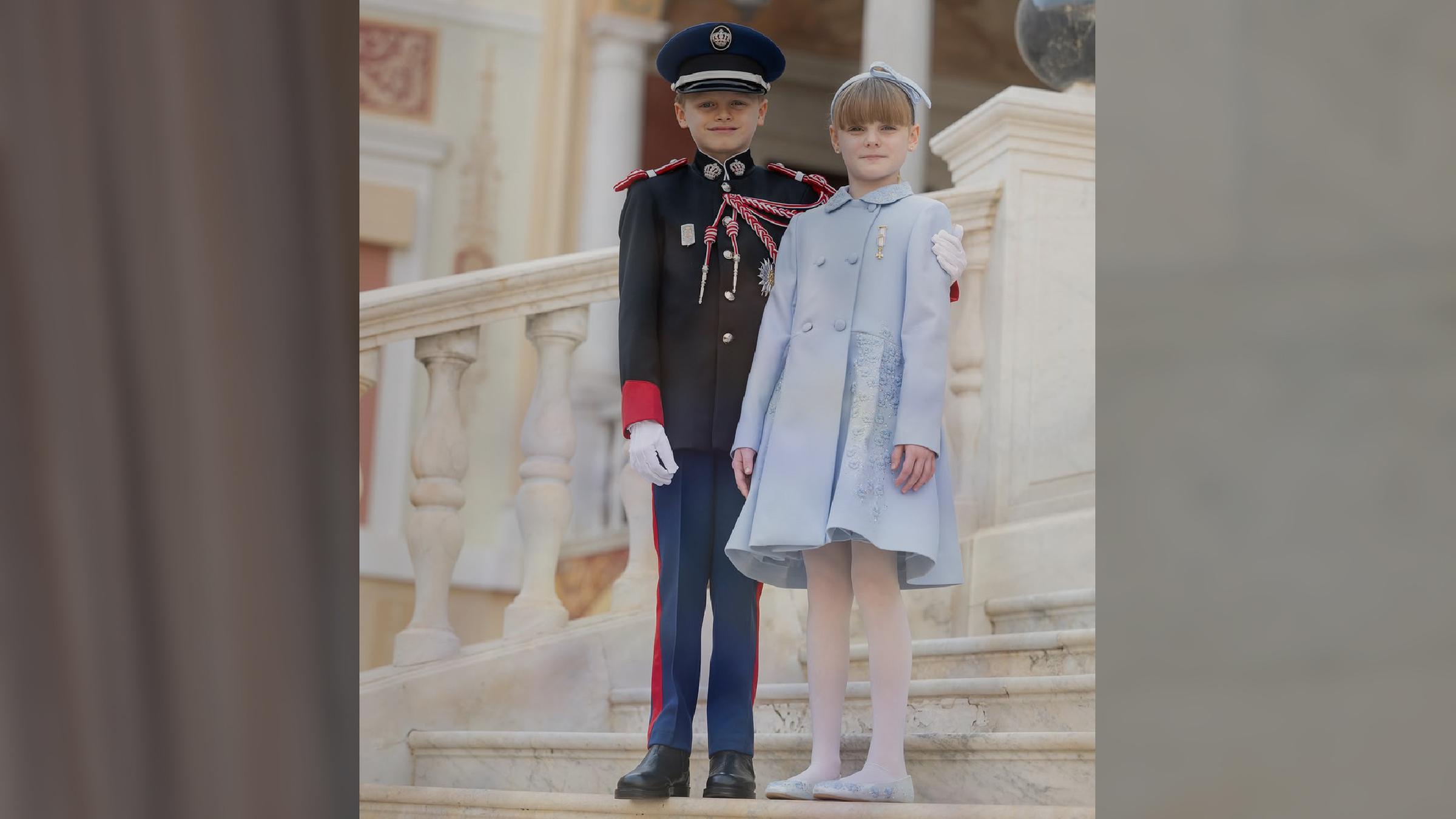 Jaques und Gabriella, die Zwillinge des monegassischen Fürstenpaares Albert und Charlène