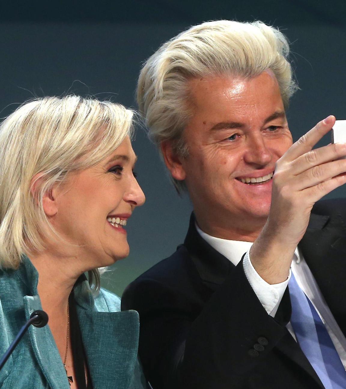 Geert Wilder und Marine le Pen, Archivbild