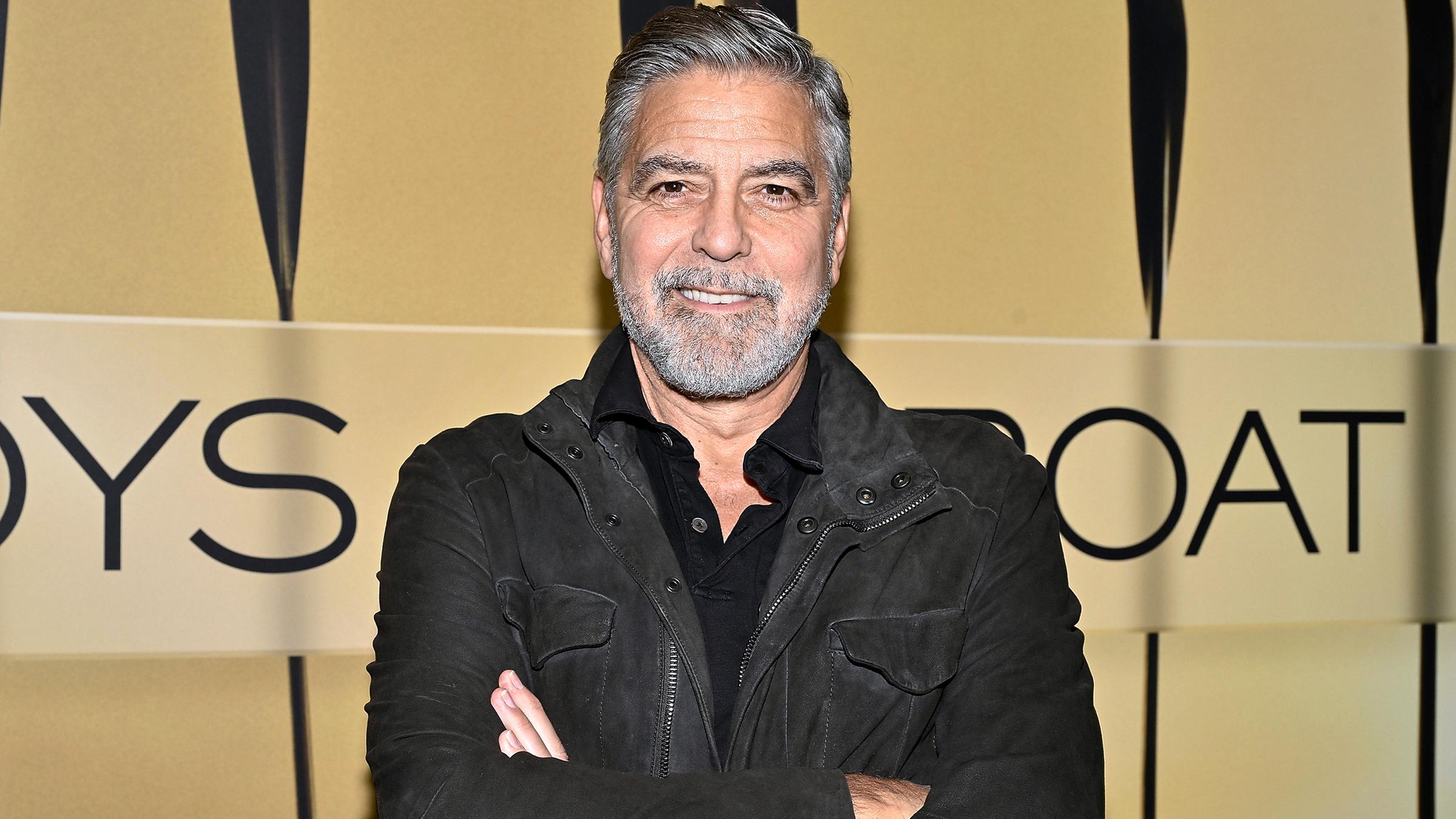 Der Schauspieler George Clooney.