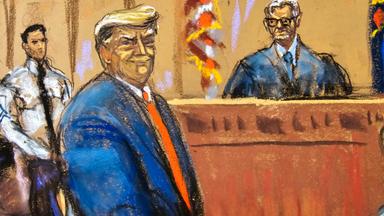 Kulturzeit - Jane Rosenberg Zeichnet Trump Vor Gericht