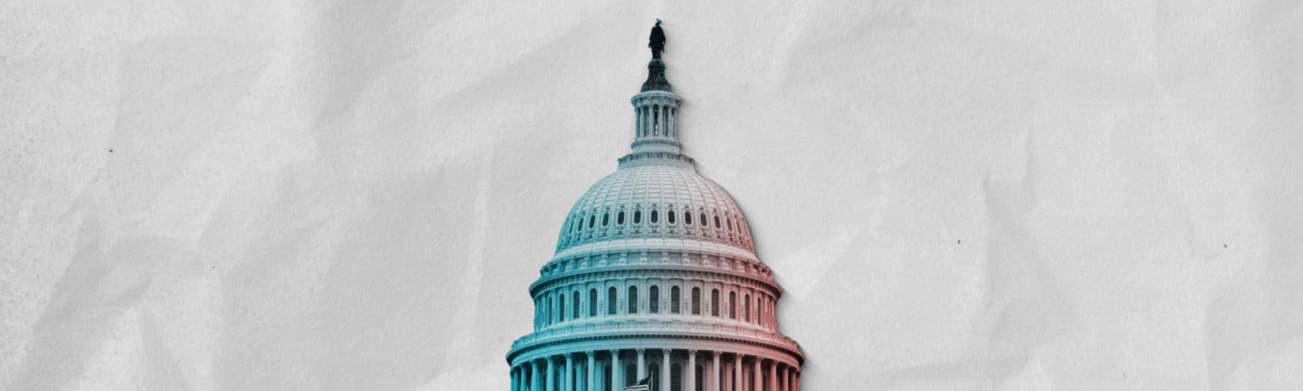 Kapitol in Washington - Gerrymandering ist vor den Zwischenwahlen in den USA wieder Thema