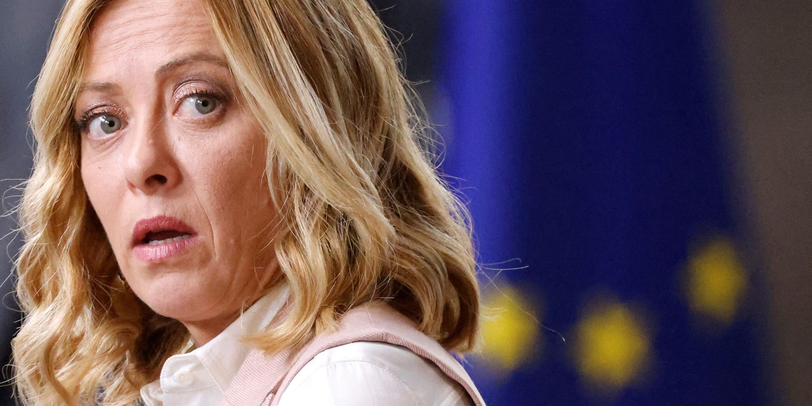 Italiens Ministerpräsidentin Giorgia Meloni