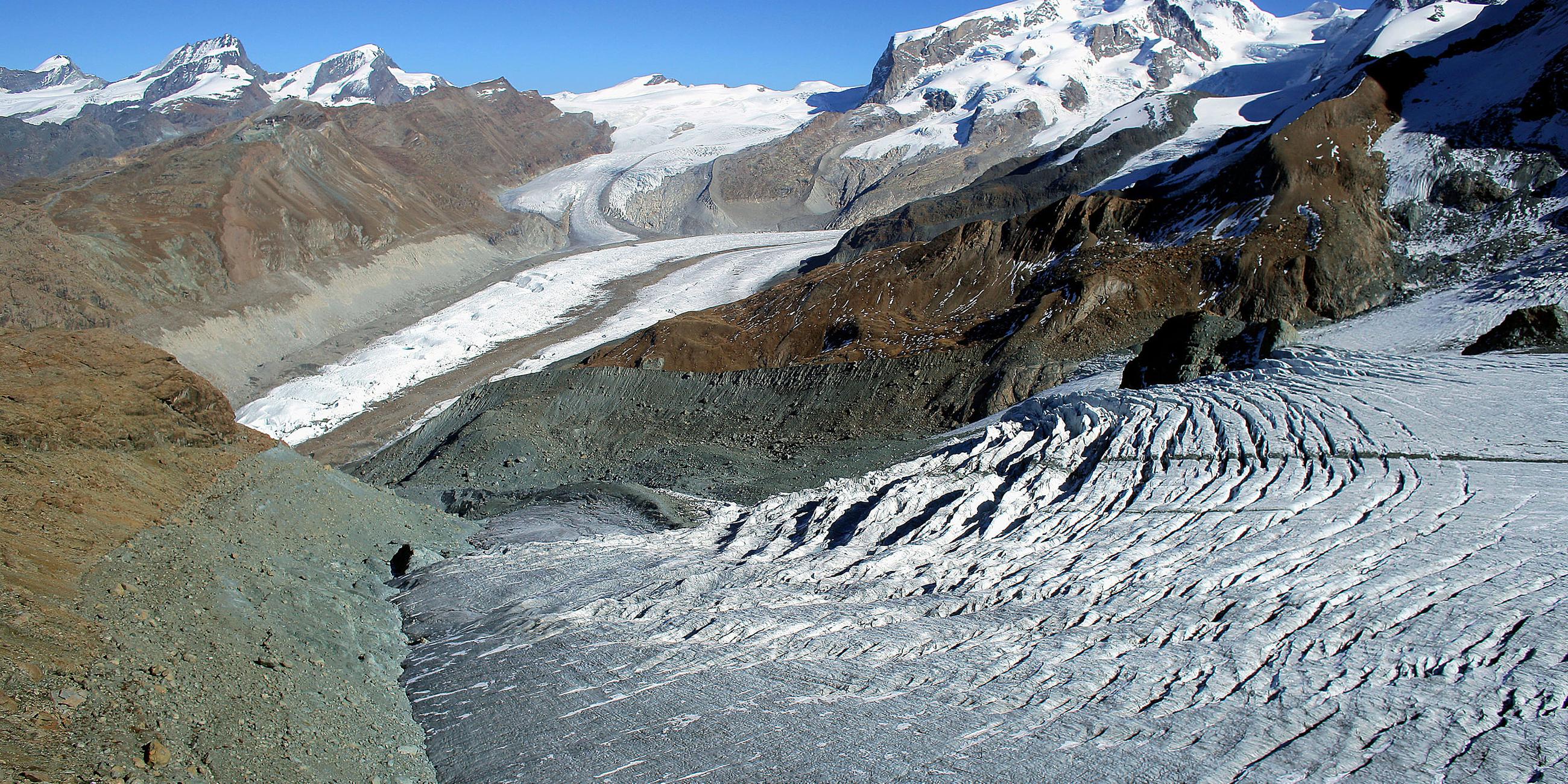 Theodulgletscher am Kleinen Mattherhorn