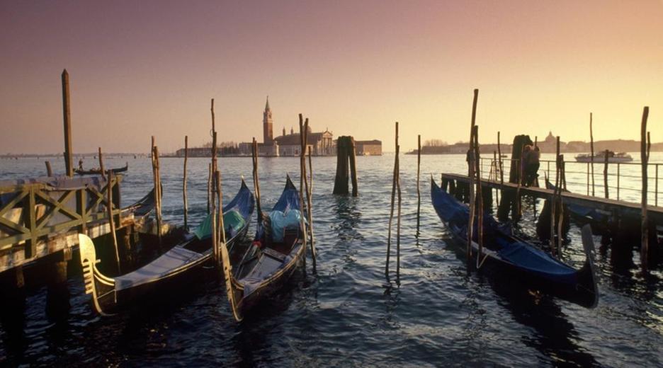 Gondeln in Venedig