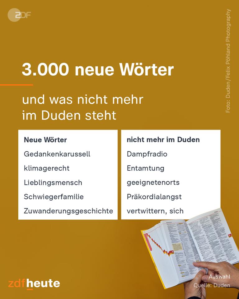 Grafik: 3000 neue Wörter