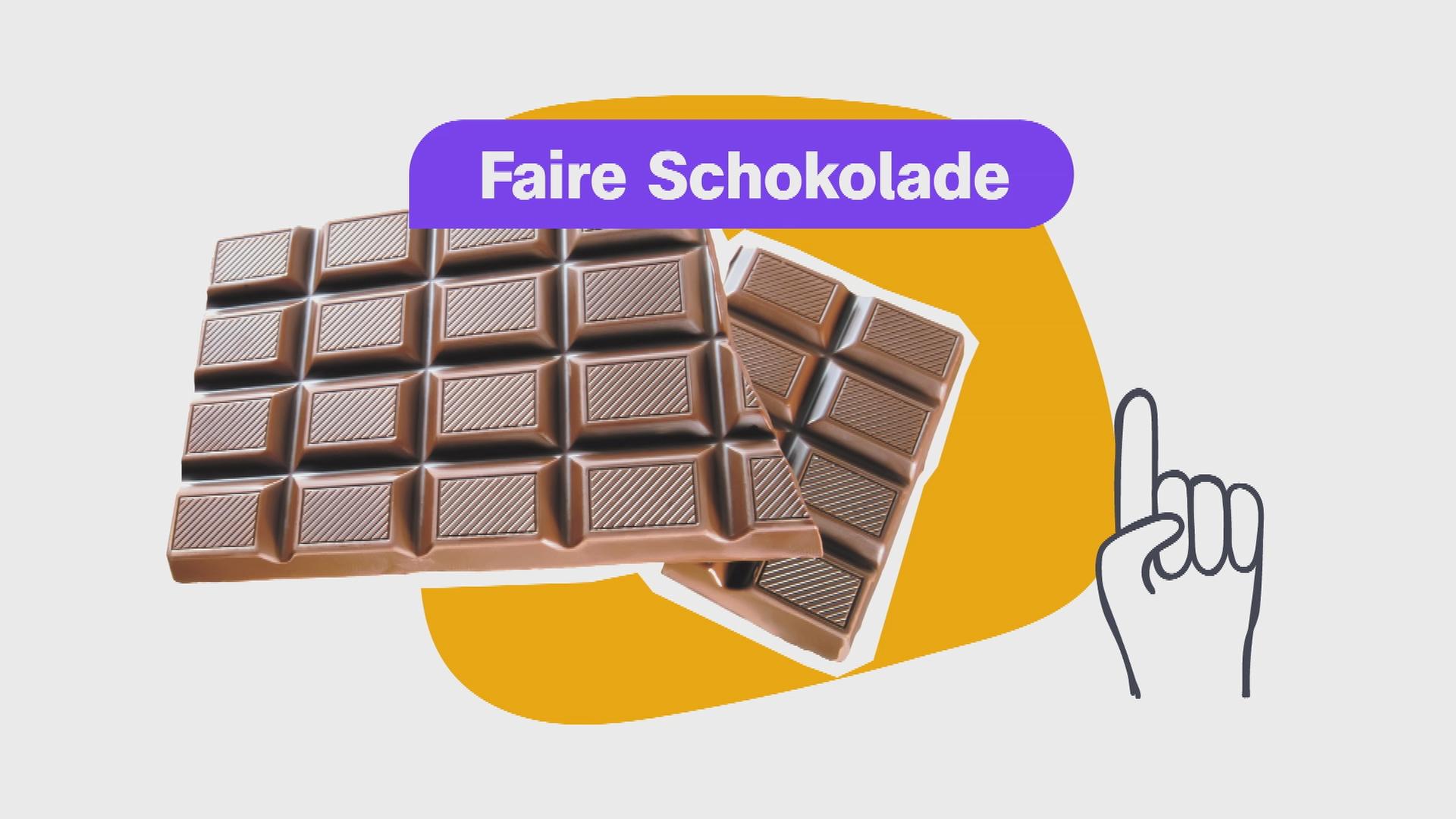 Grafik faire Schokolade