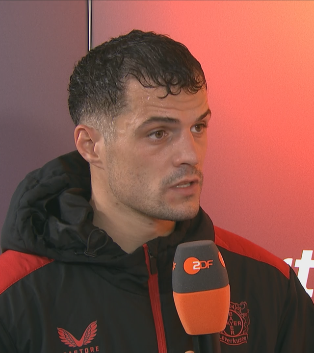 Granit Xhaka im Interview mit ZDF.