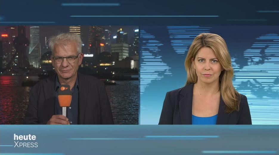 ZDF-Korrespondent Karl Hinterleitner (links) über Robert Habecks Reise nach China.