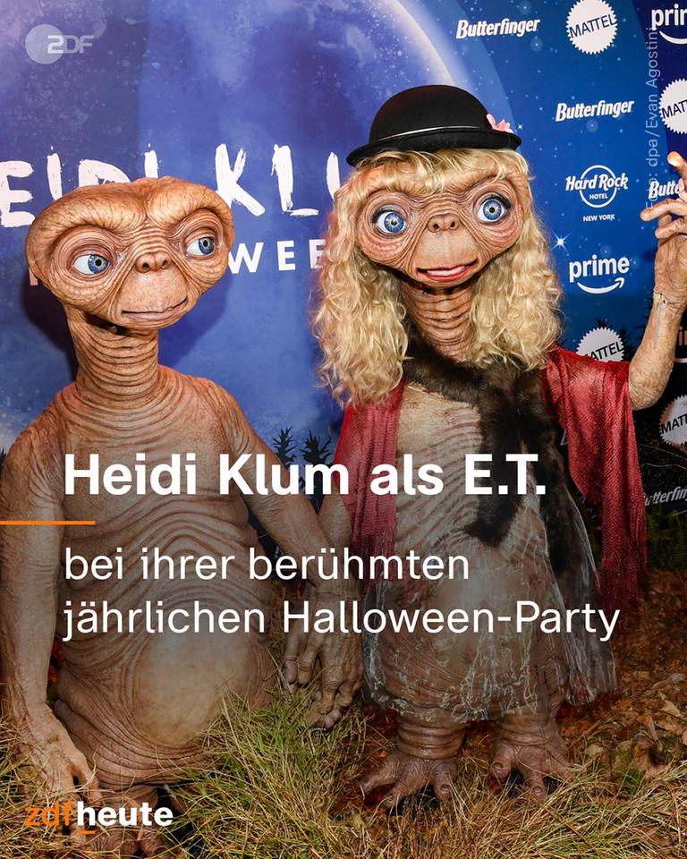 Heidi Klum als E.T.