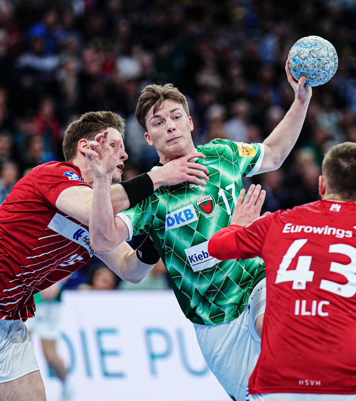 Handball, Sport Verein Hamburg - Füchse Berlin