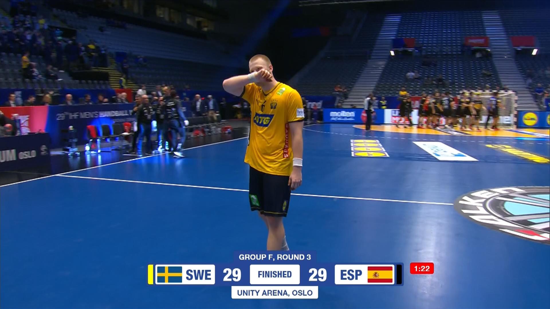 Handball-WM-Krimi: Schweden gegen Spanien