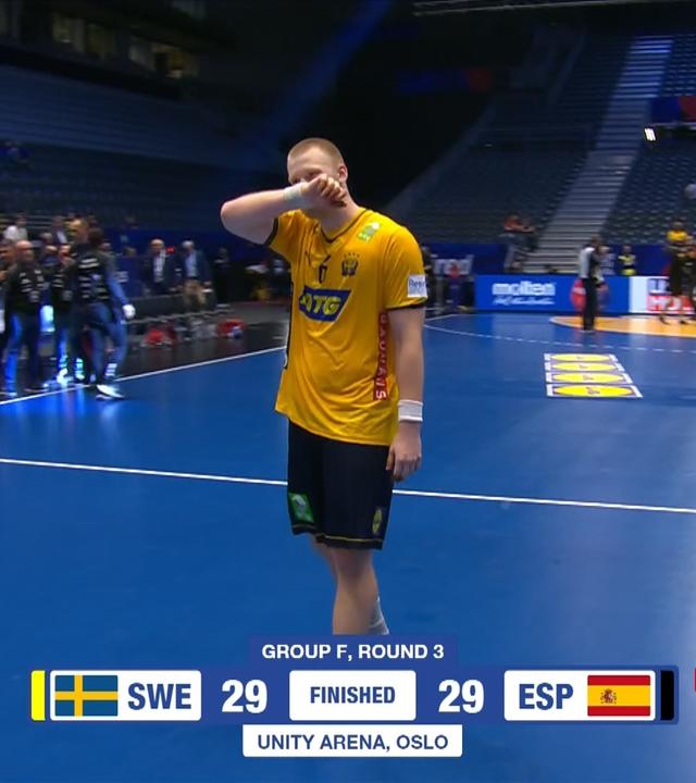 Handball-WM-Krimi: Schweden gegen Spanien