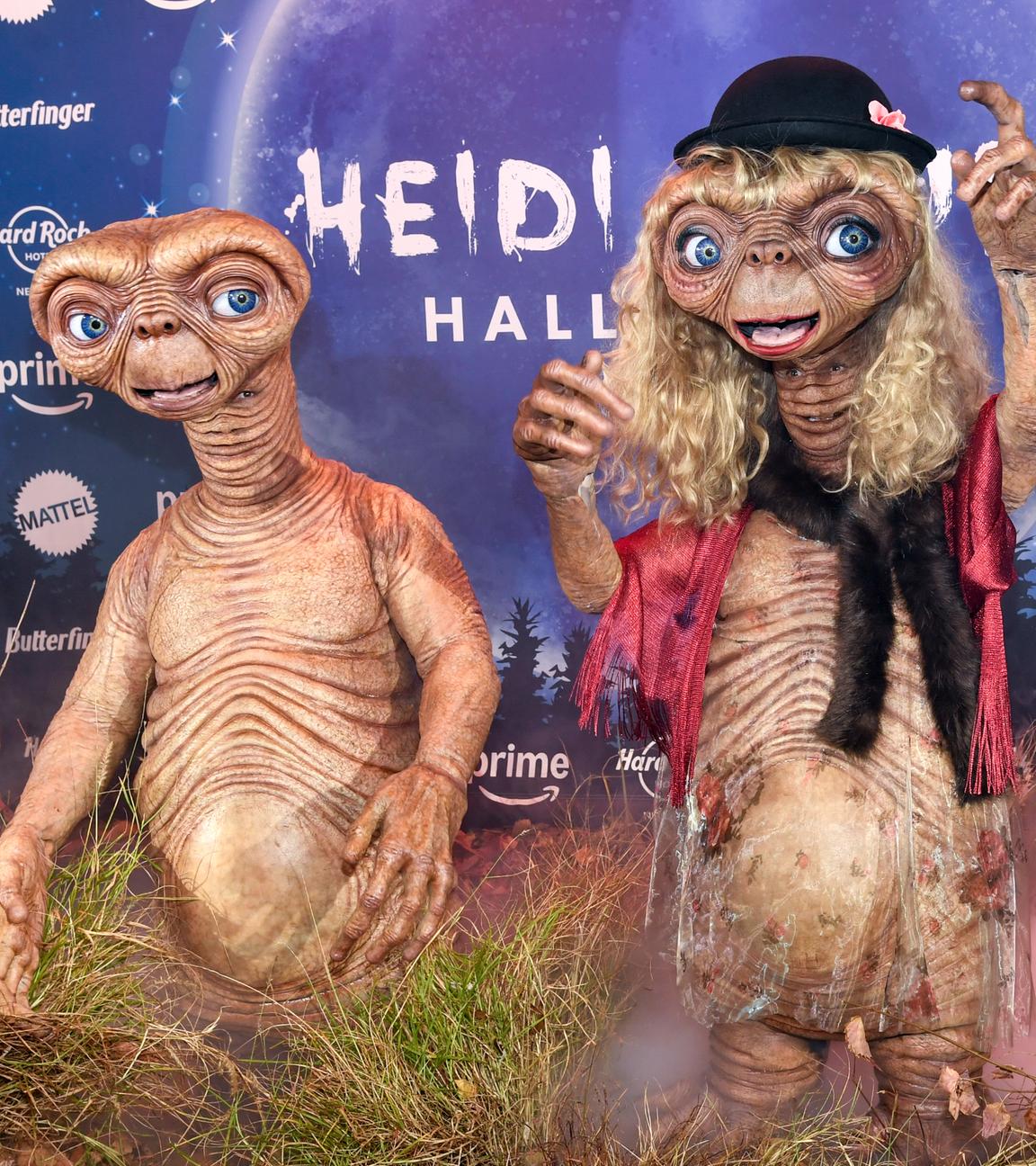 Tom Kaulitz und Heidi Klum ließen sich dieses Jahr als E.T. stylen