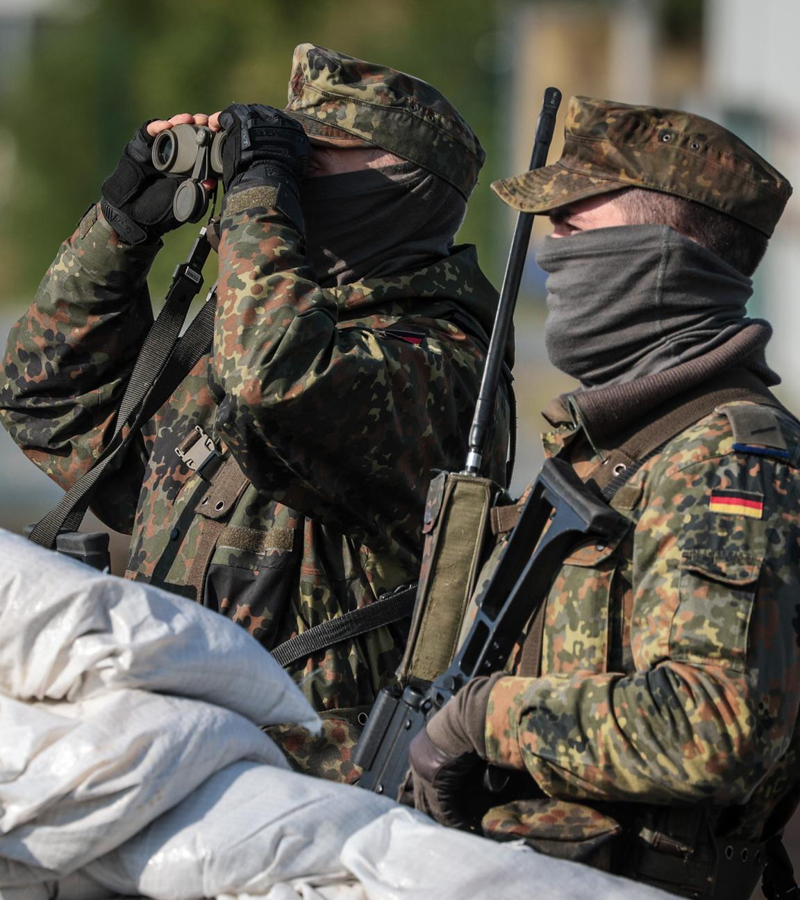 Soldaten des Heimatschutzes