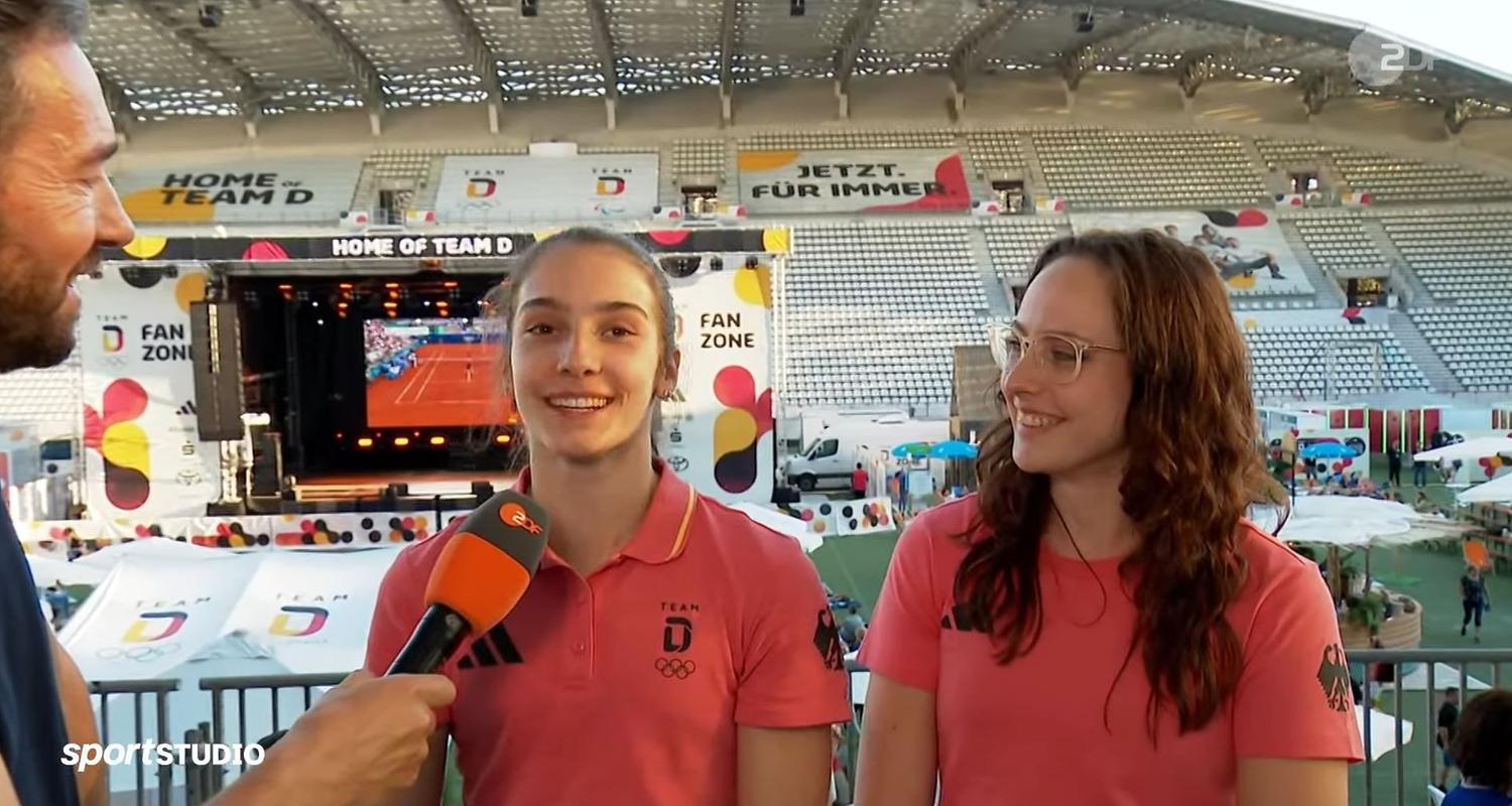 Helen Kevric und Sarah Voss im Interview mit ZDF.