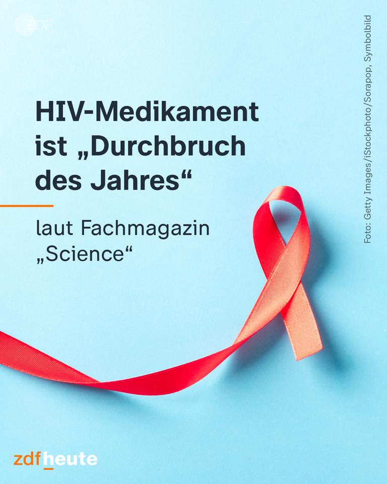 HIV Medikament ist "Durchbruch des Jahres" laut Fachmagazin "Science".