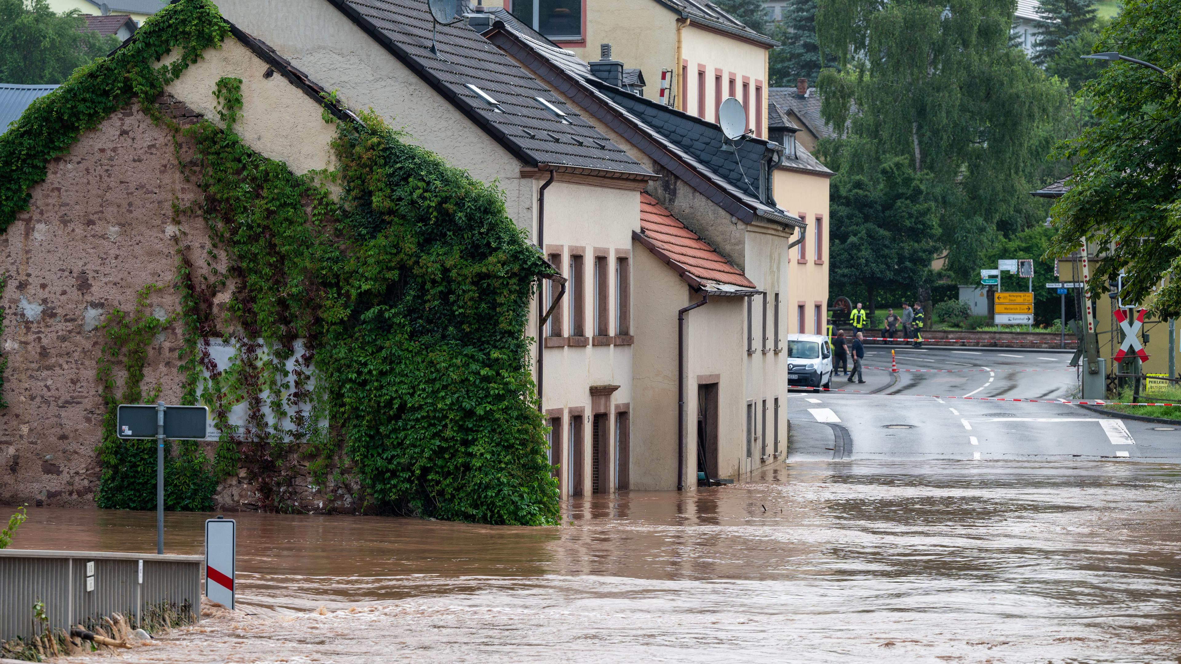 Hochwasser in Erdorf