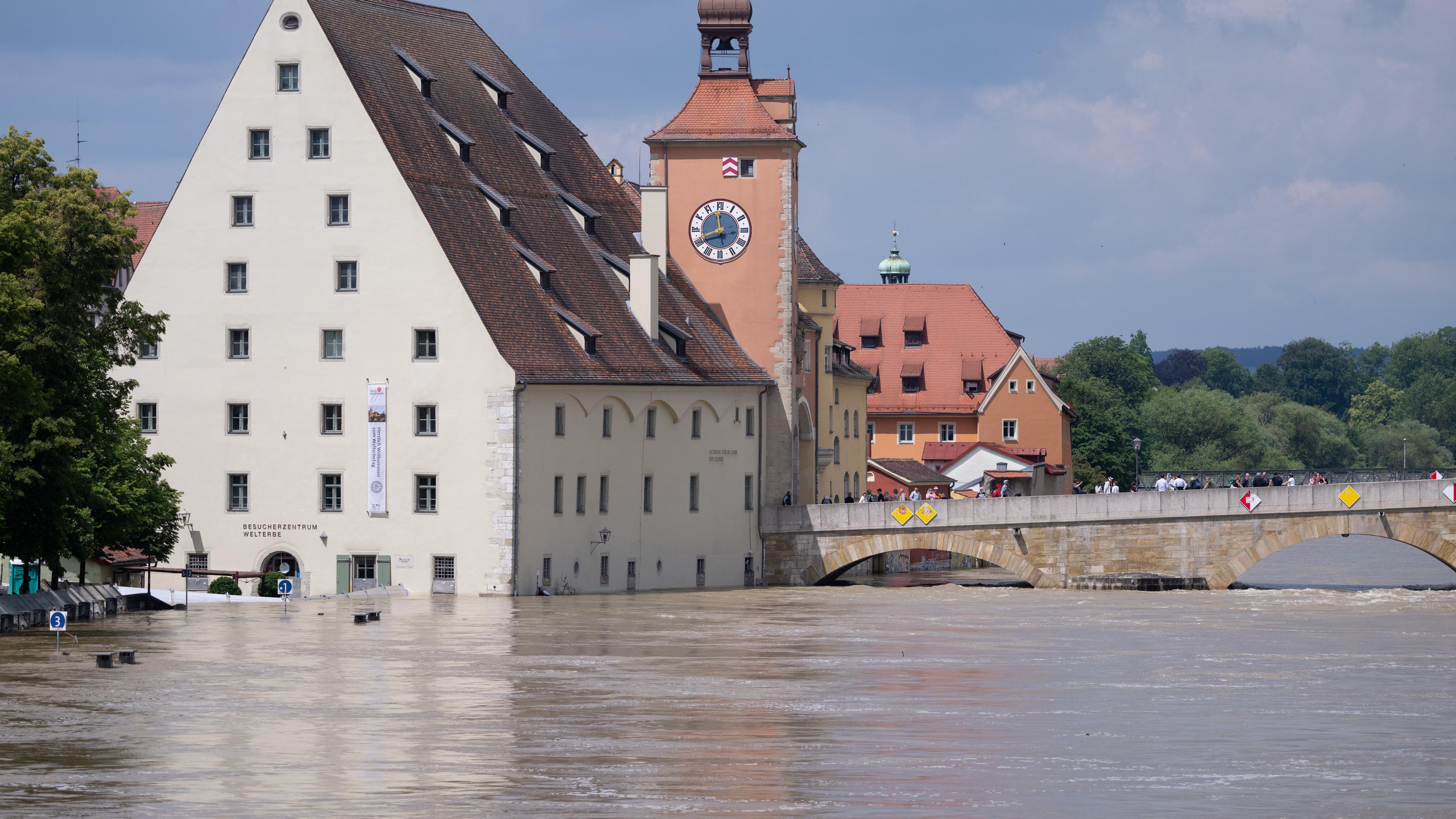 Überflutung in Regensburg
