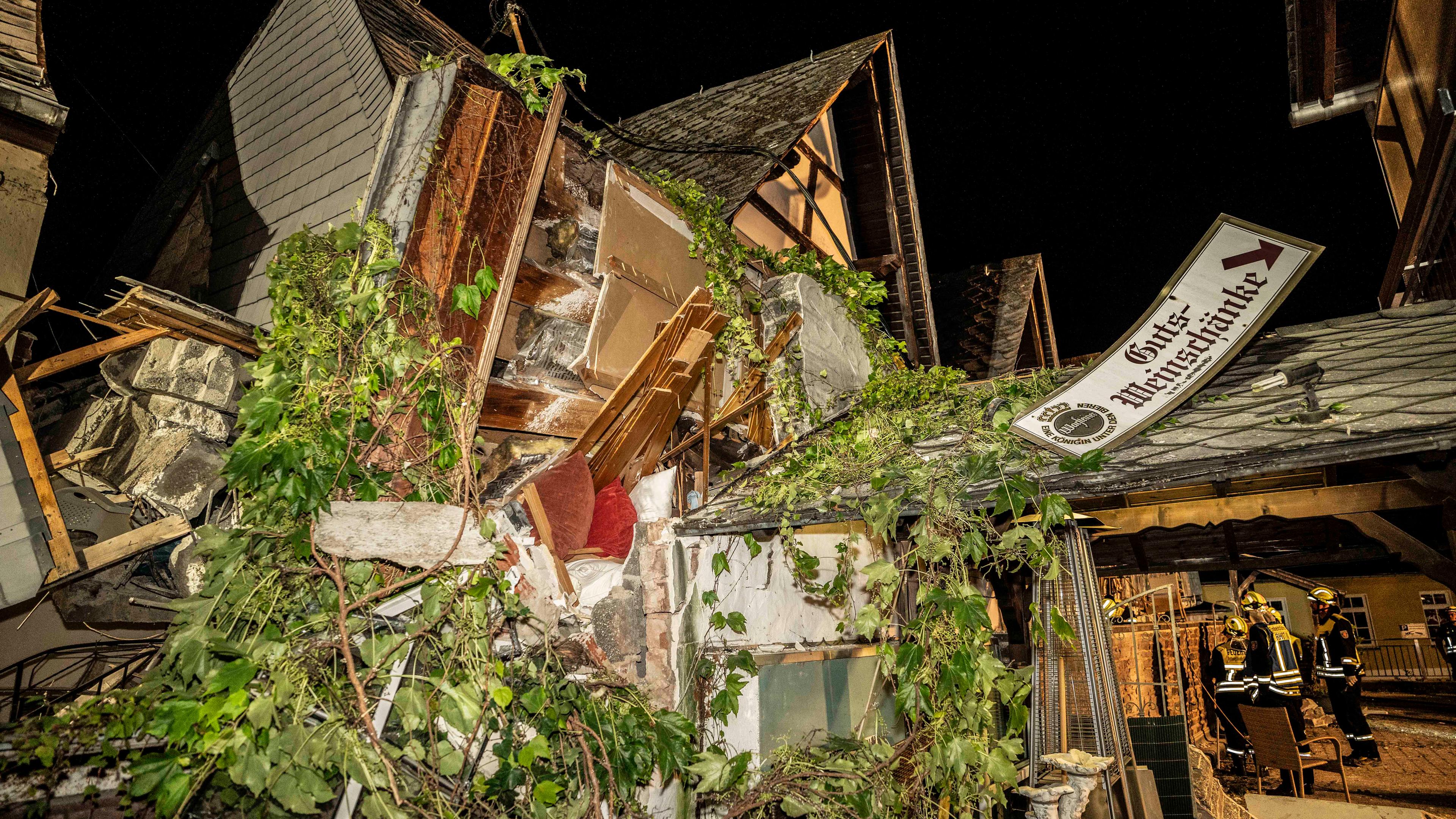 Hotel eingestürzt in Kröv am 07.08.2024