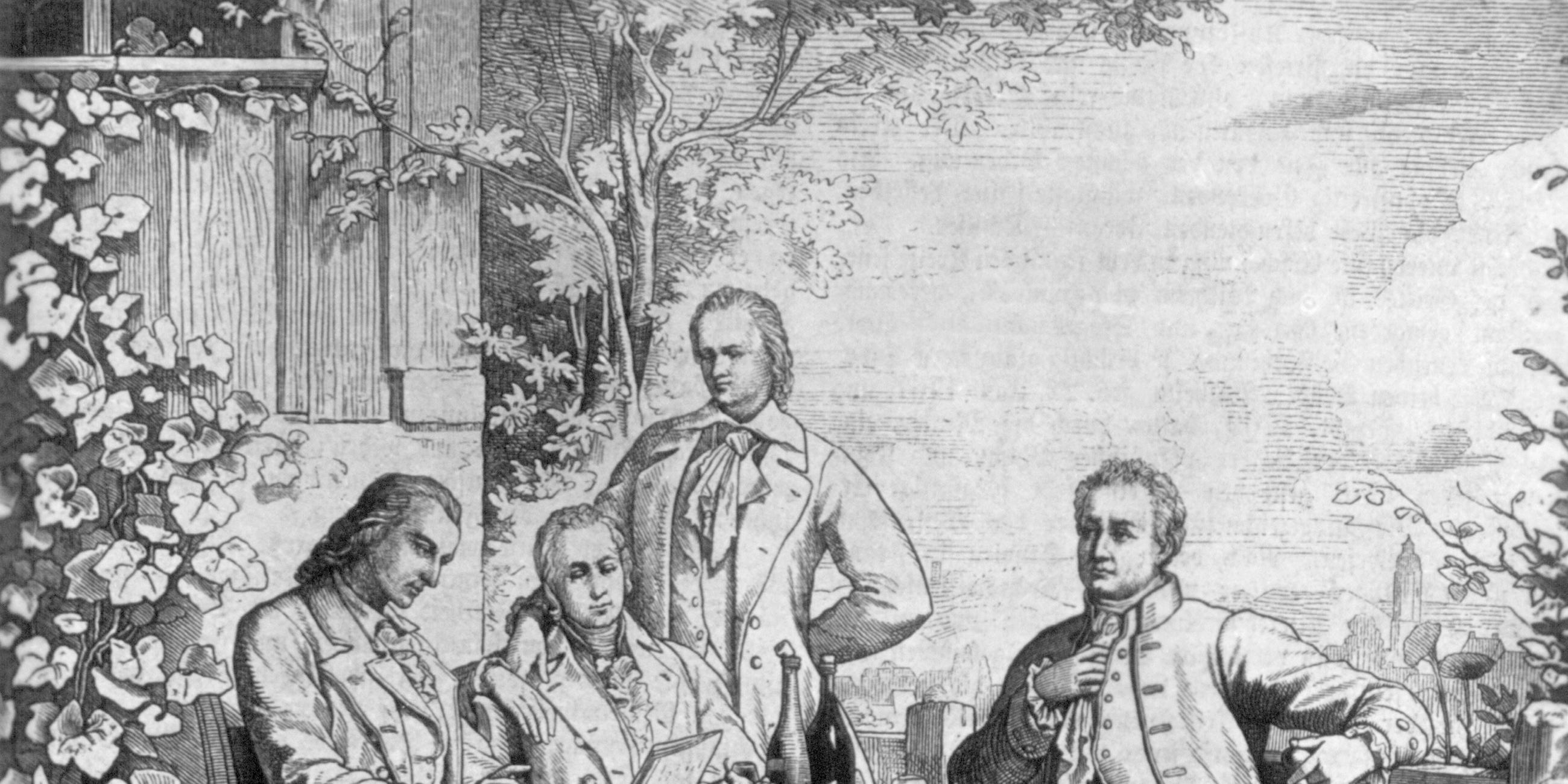 Humboldt, Goethe und Schiller