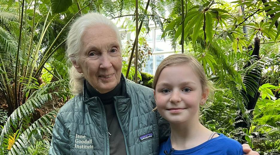 Kinderreporterin Ida trifft Jane Goodall 