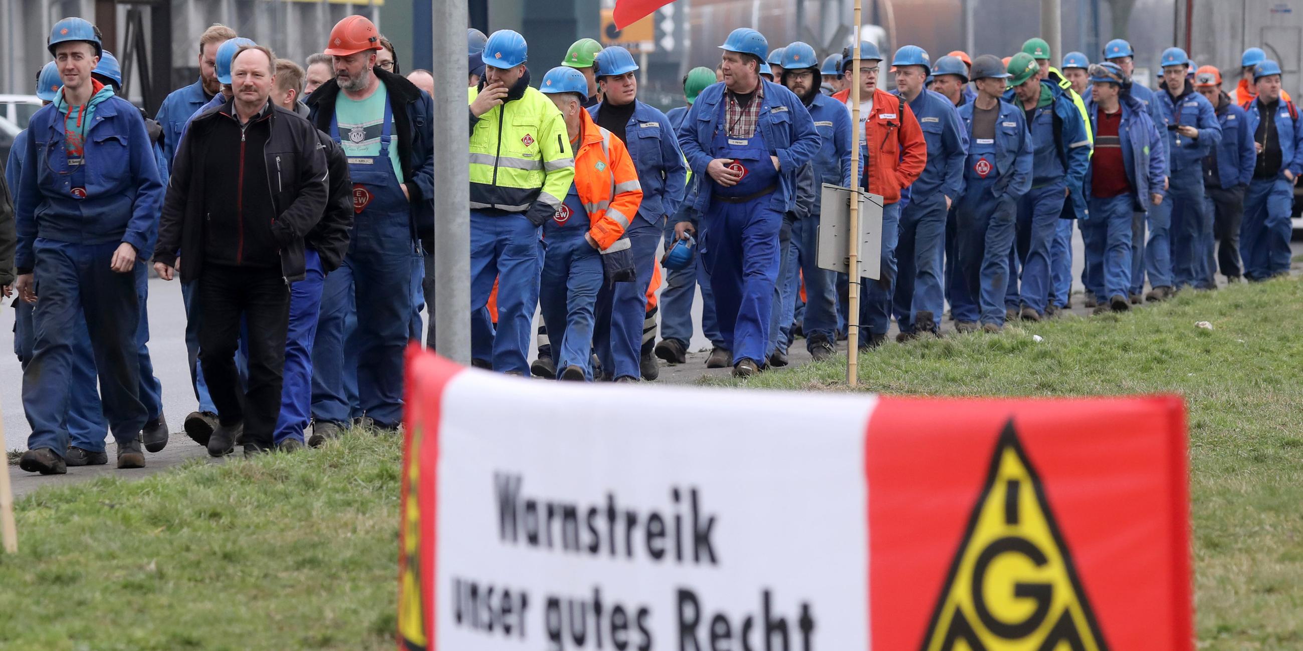 "kuestenaktionstag" der ig metall