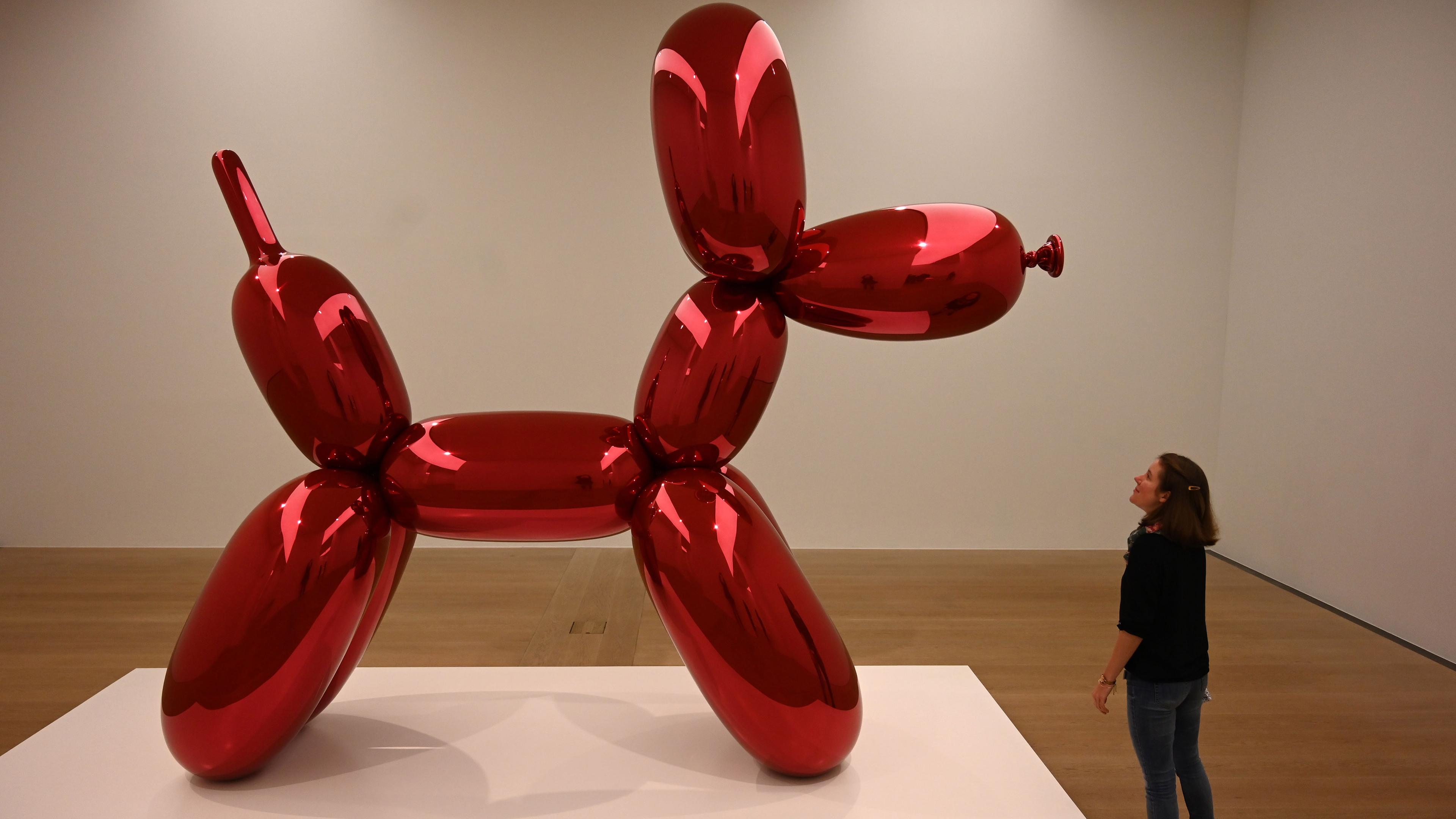 "Balloon Dog", Exponat von Jeff Koons